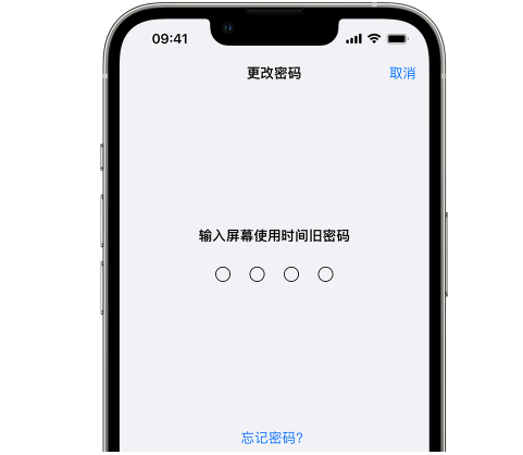 宁海iPhone屏幕维修分享iPhone屏幕使用时间密码忘记了怎么办 