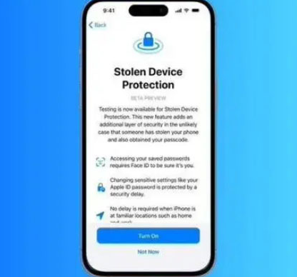 宁海苹果授权维修店分享被盗设备保护功能开启方法 