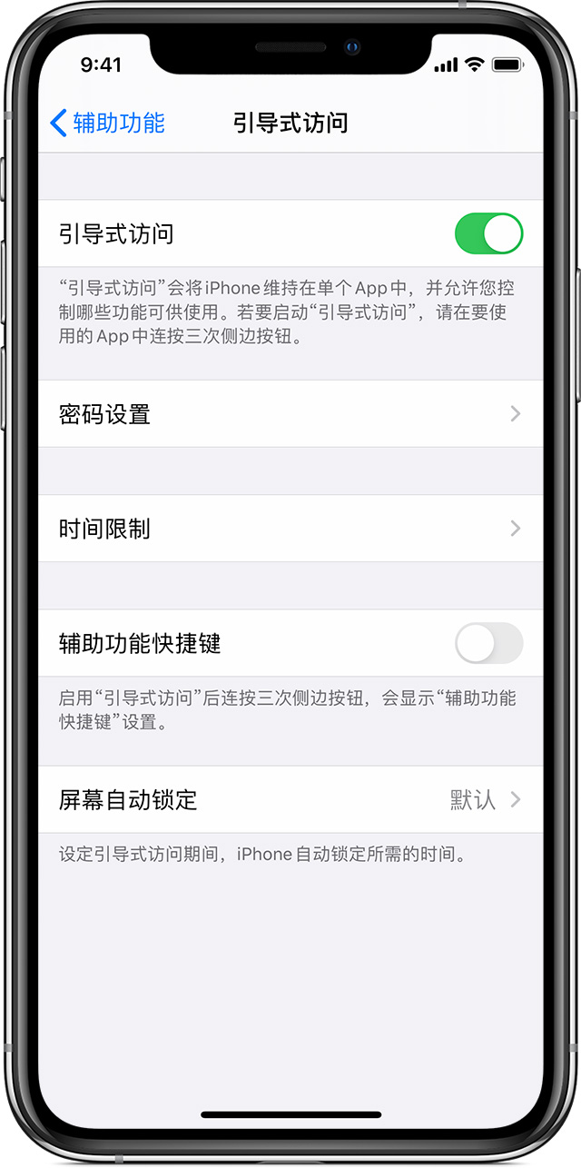 宁海苹果手机维修分享如何在 iPhone 上退出引导式访问 