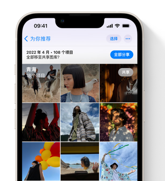 宁海苹果维修网点分享在 iPhone 上使用共享图库 