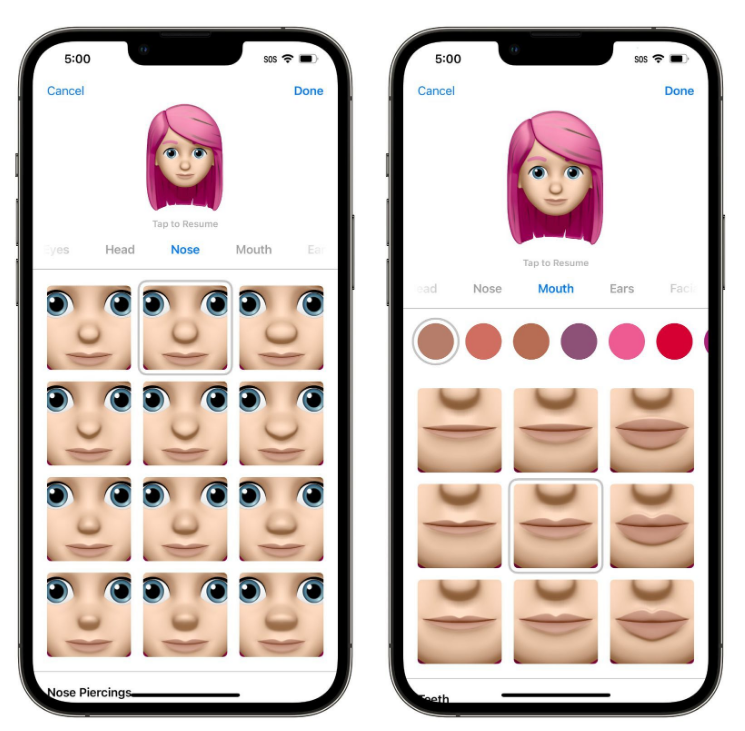 宁海苹果手机维修分享​iOS 16中的拟我表情有了哪些变化和升级 