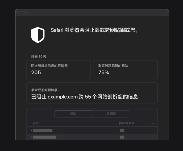 宁海苹果手机维修分享如何在 Safari 浏览器中查看和打开隐私报告 